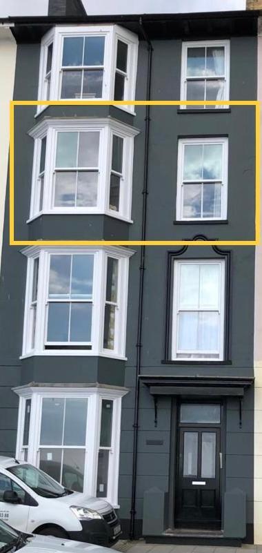 Sea View Apartment - Sleeps 2 Aberystwyth Dış mekan fotoğraf