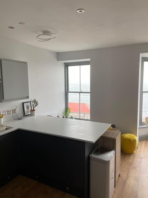 Sea View Apartment - Sleeps 2 Aberystwyth Dış mekan fotoğraf